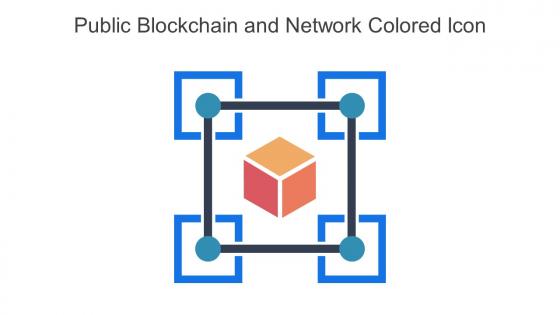 Public Blockchain And Network Colored Icon In Powerpoint Pptx Png And Editable Eps Format
