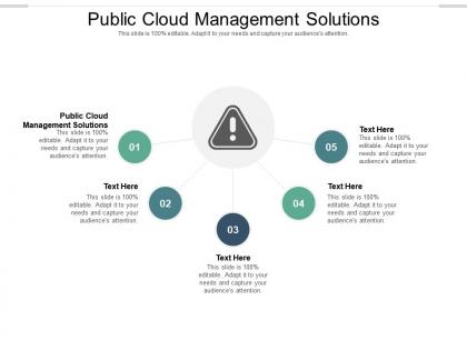 Public cloud management solutions ppt powerpoint presentation styles designs download cpb