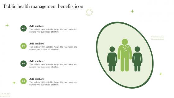 Public Health Management Benefits Icon