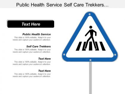 Public health service self care trekkers architectures domains cpb