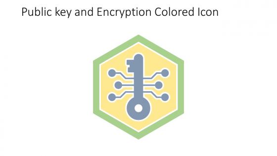 Public Key And Encryption Colored Icon In Powerpoint Pptx Png And Editable Eps Format
