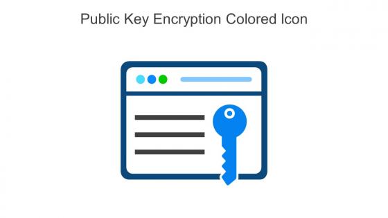 Public Key Encryption Colored Icon In Powerpoint Pptx Png And Editable Eps Format