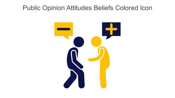 Public Opinion Attitudes Beliefs Colored Icon In Powerpoint Pptx Png And Editable Eps Format