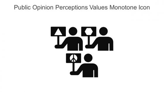 Public Opinion Perceptions Values Monotone Icon In Powerpoint Pptx Png And Editable Eps Format