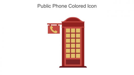 Public Phone Colored Icon In Powerpoint Pptx Png And Editable Eps Format