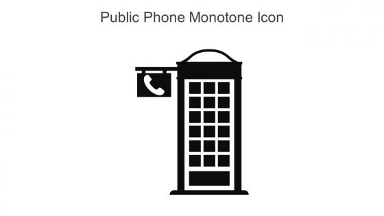 Public Phone Monotone Icon In Powerpoint Pptx Png And Editable Eps Format