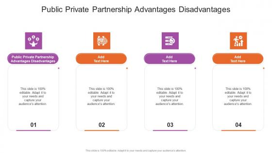 Public Private Partnership Advantages Disadvantages In Powerpoint And Google Slides Cpb