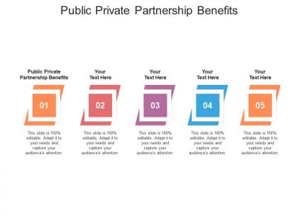 Public private partnership benefits ppt powerpoint presentation slides graphics design cpb