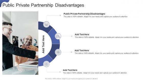 Public Private Partnership Disadvantages In Powerpoint And Google Slides Cpb