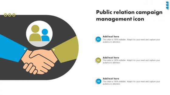 Public Relation Campaign Management Icon