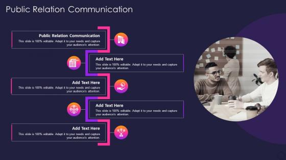 Public Relation Communication In Powerpoint And Google Slides Cpb