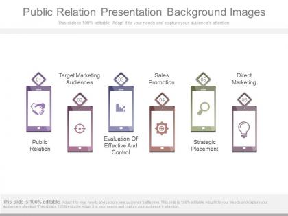 Public relation presentation background images