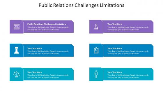 Public Relations Challenges Limitations Ppt Powerpoint Presentation Professional Design Cpb