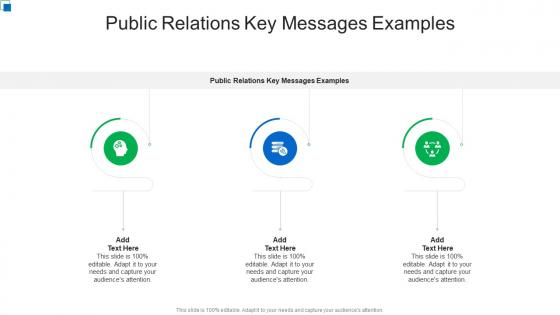 Public Relations Key Messages Examples In Powerpoint And Google Slides Cpb