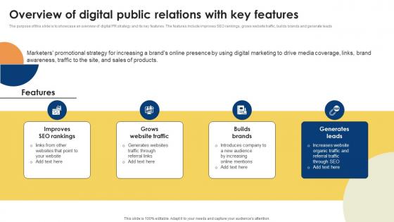 Public Relations Strategy For Product Promotion Overview Of Digital Public MKT SS V