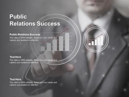 Public relations success ppt powerpoint presentation icon background cpb