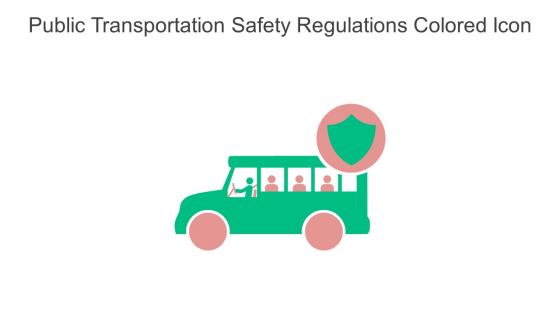 Public Transportation Safety Regulations Colored Icon In Powerpoint Pptx Png And Editable Eps Format