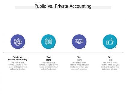Public vs private accounting ppt powerpoint presentation infographics graphics design cpb