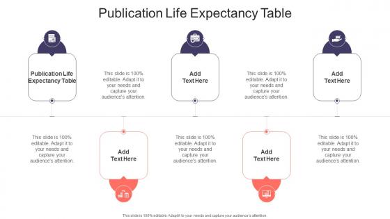 Publication Life Expectancy Table In Powerpoint And Google Slides Cpb
