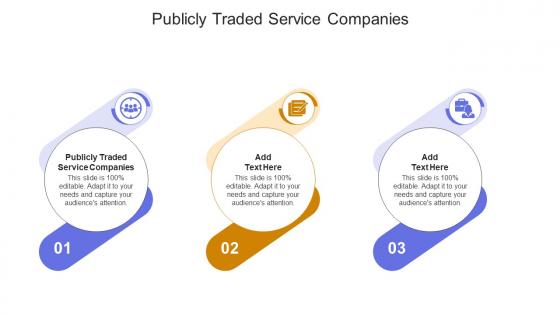 Publicly Traded Service Companies In Powerpoint And Google Slides Cpb