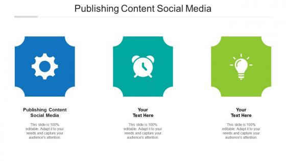 Publishing content social media ppt powerpoint presentation show brochure cpb