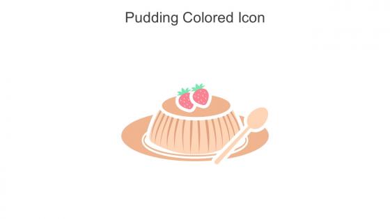 Pudding Colored Icon In Powerpoint Pptx Png And Editable Eps Format