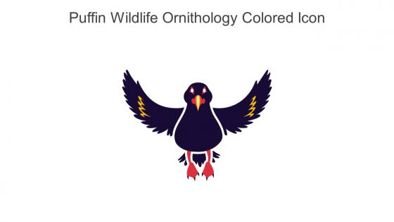 Puffin Wildlife Ornithology Colored Icon In Powerpoint Pptx Png And Editable Eps Format
