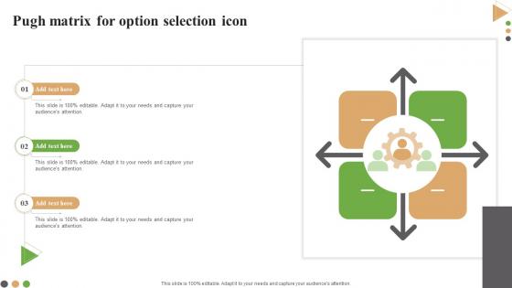 Pugh Matrix For Option Selection Icon