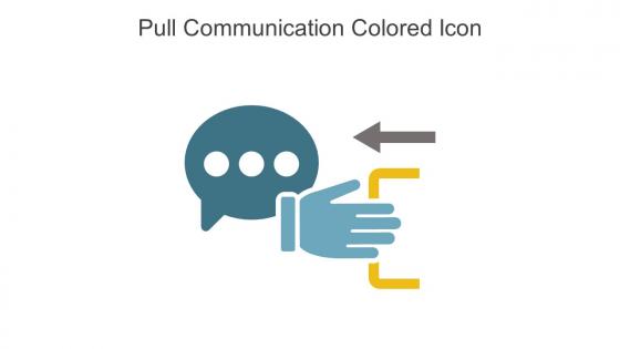 Pull Communication Colored Icon In Powerpoint Pptx Png And Editable Eps Format