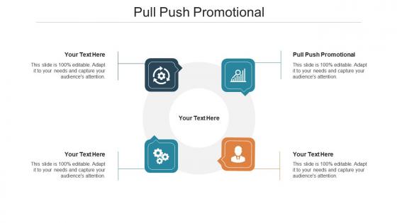 Pull push promotional ppt powerpoint presentation summary clipart cpb