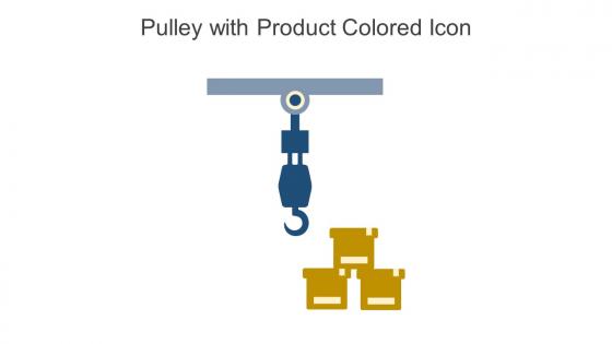 Pulley With Product Colored Icon In Powerpoint Pptx Png And Editable Eps Format