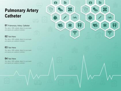 Pulmonary artery catheter ppt powerpoint presentation outline slideshow