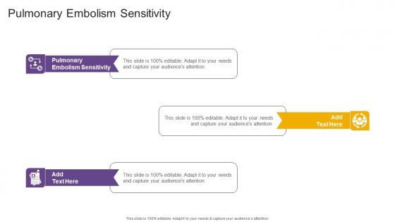Pulmonary Embolism Sensitivity In Powerpoint And Google Slides Cpb