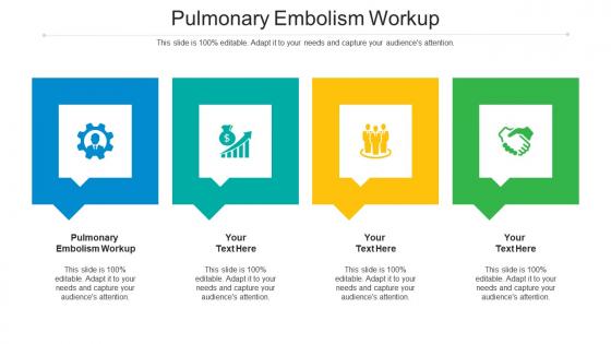 Pulmonary embolism workup ppt powerpoint presentation model influencers cpb
