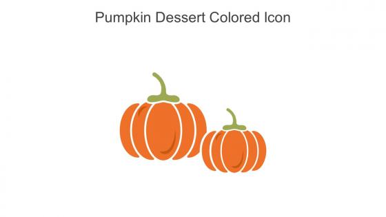 Pumpkin Dessert Colored Icon In Powerpoint Pptx Png And Editable Eps Format