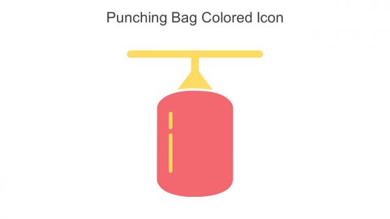 Punching Bag Colored Icon In Powerpoint Pptx Png And Editable Eps Format