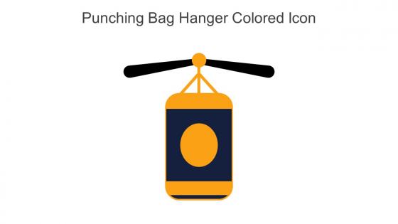 Punching Bag Hanger Colored Icon In Powerpoint Pptx Png And Editable Eps Format