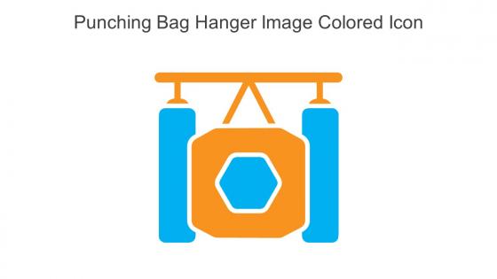 Punching Bag Hanger Image Colored Icon In Powerpoint Pptx Png And Editable Eps Format
