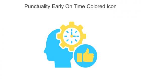Punctuality Early On Time Colored Icon In Powerpoint Pptx Png And Editable Eps Format