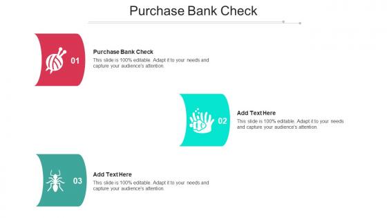 Purchase Bank Check Ppt Powerpoint Presentation File Professional Cpb