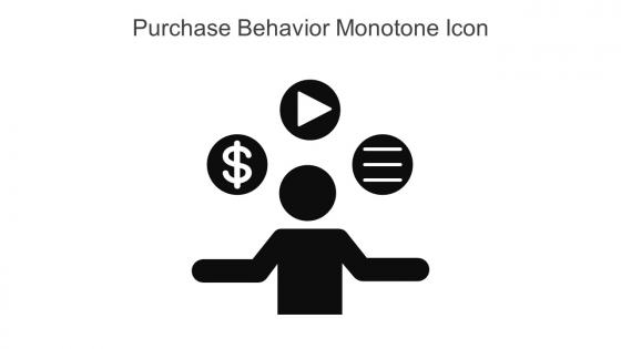 Purchase Behavior Monotone Icon In Powerpoint Pptx Png And Editable Eps Format