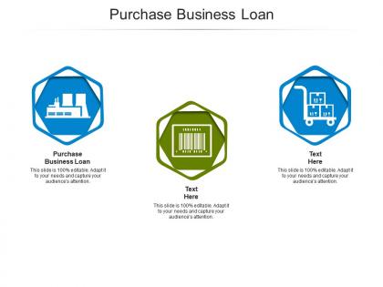 Purchase business loan ppt powerpoint presentation icon diagrams cpb