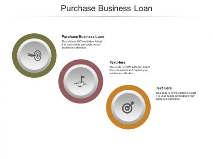Purchase business loan ppt powerpoint presentation infographics diagrams cpb