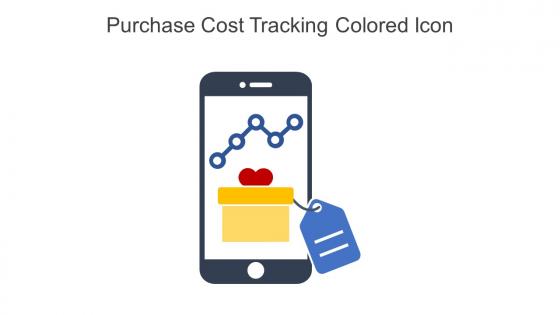 Purchase Cost Tracking Colored Icon In Powerpoint Pptx Png And Editable Eps Format