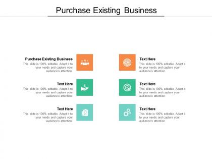 Purchase existing business ppt powerpoint presentation professional portfolio cpb