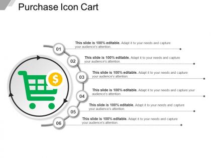 Purchase icon cart template 1