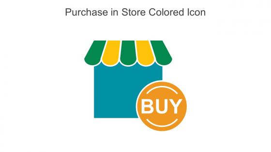 Purchase In Store Colored Icon In Powerpoint Pptx Png And Editable Eps Format