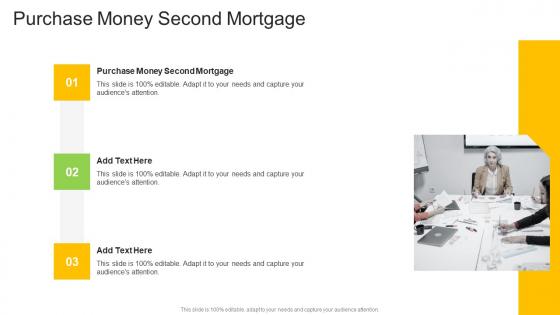 Purchase Money Second Mortgage In Powerpoint And Google Slides Cpb
