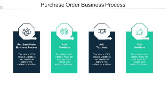Purchase Order Business Process Ppt Powerpoint Presentation Visual Aids Icon Cpb