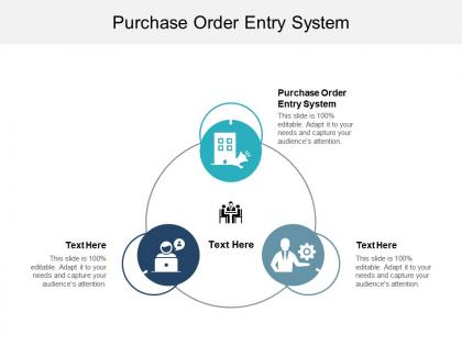Purchase order entry system ppt powerpoint presentation icon graphics download cpb